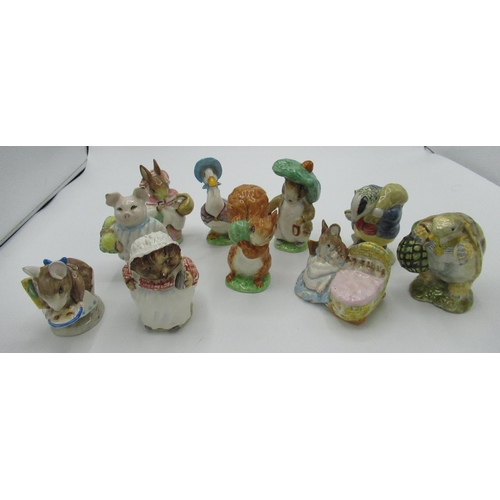 84 - Beswick Beatrix Pottery figures inc. 