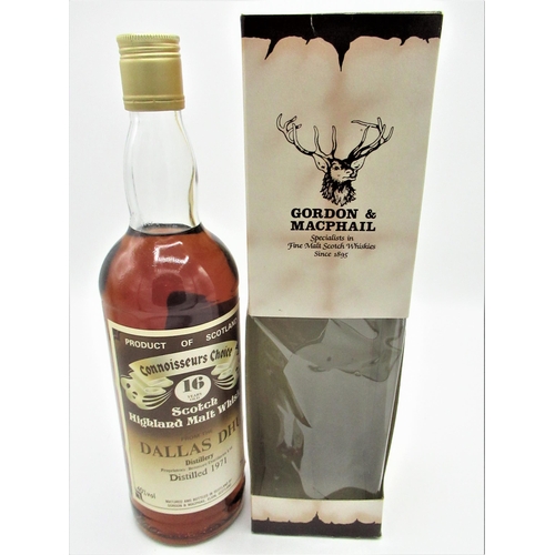 1 - Dallas Dhu 1970 16 Year Old Scotch Highland Malt Whisky, Gordon & MacPhail Connoisseurs Choice Disti... 