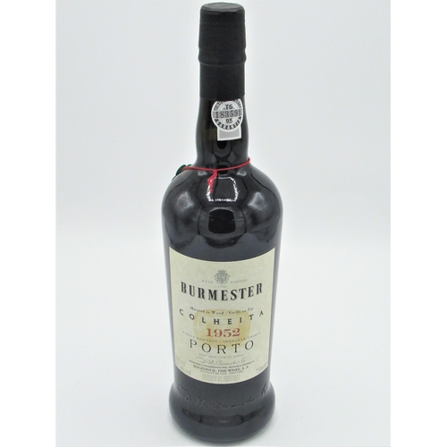 11 - Burmester Colheita 1952 Vintage Port, bottled 2018, 750ml 20%vol, 1btl