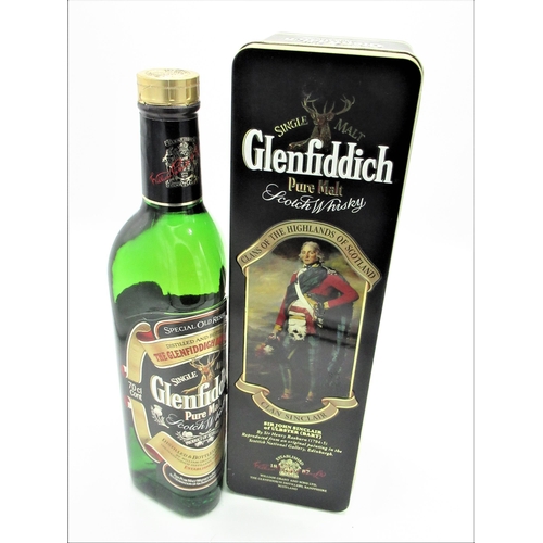 2 - Glenfiddich Pure Malt Scotch Whisky, Special Old Reserve, 70cl 40%vol, in Clan Sinclair tin, 1btl