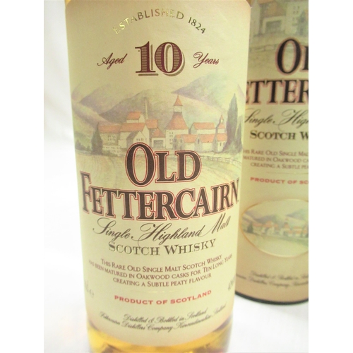 5 - Old Fettercairn Single Highland Malt Scotch Whisky, in tube with glass, Ben Nevis Single Highland Ma... 