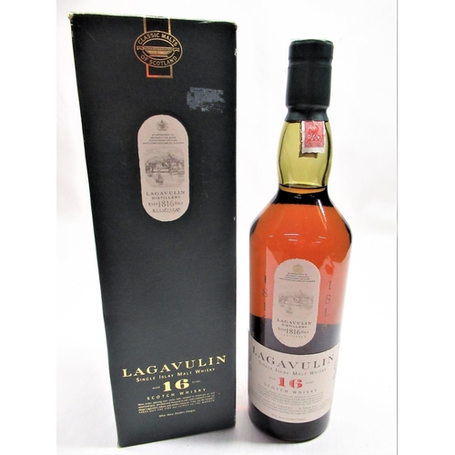 8 - Lagavulin Single Islay Malt Whisky, aged 16 years, 70cl 43%vol, for Classic Malts of Scotland, in ca... 