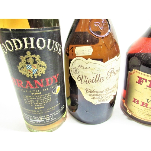 23 - Woodhouse Brandy, Florio Brandy Royalstock Riserva Brandy and Vieille Prune Nuits St. Georges, vario... 