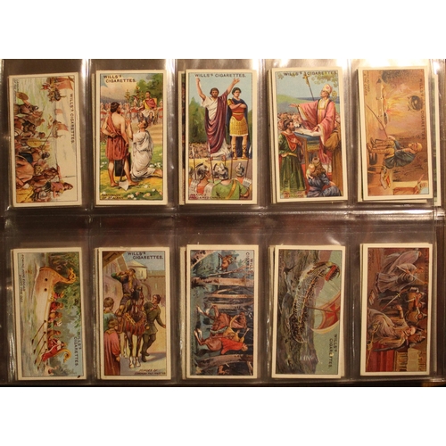Large and comprehensive collection folder of cigarette cards (full sets),  The House of Craven kings