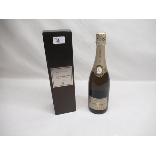 35 - Louis Roederer Brut Premier champagne, 750ml, 12%vol, in carton (1)