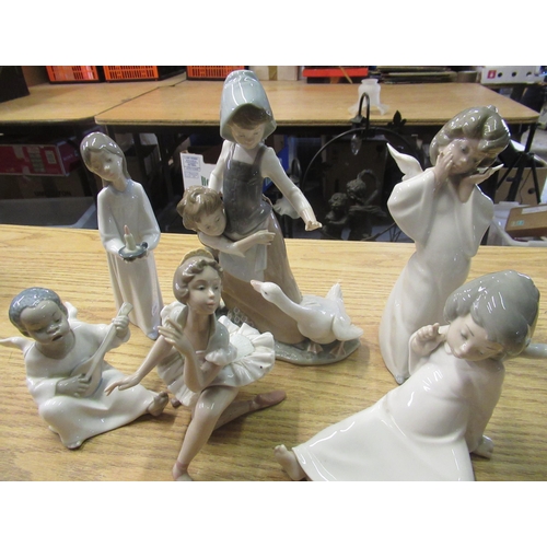 Lot Of 3 Lladro Ballerina Porcelain Figures