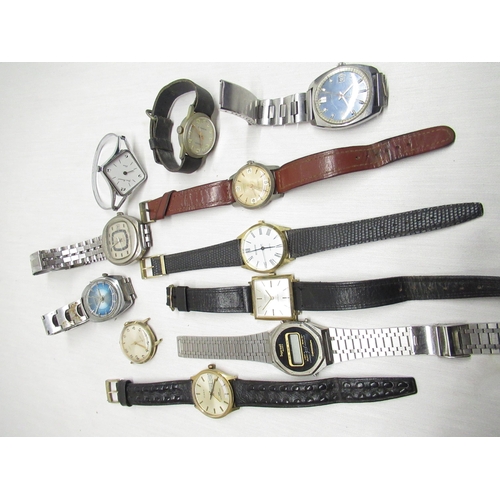 598 - Sekonda wristwatch alarm, 1970s Limit hand wound wristwatch and a selection of other wristwatches in... 