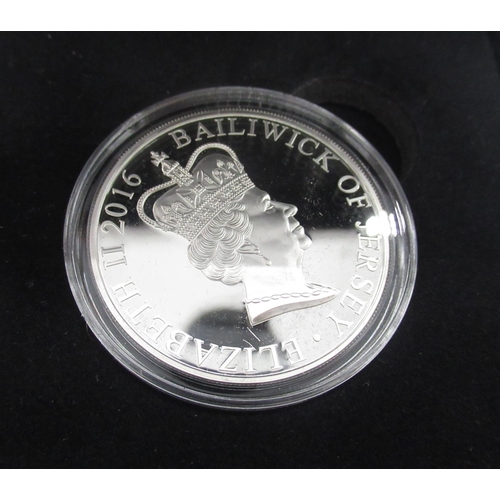 740 - ER.II 90th Birthday Silver proof £5 28.28g Silver proof .925 silver coin in fitted case with COA 653... 