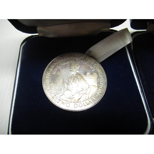 48 - Two Elizabeth II 1973 Cook Islands two dollar silver proofs (2)