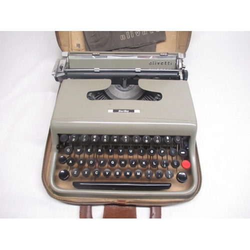 229 - Olivettie scribe portable typewriter