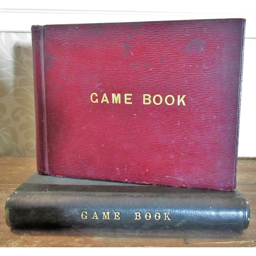 2093 - Piccadilly Game Book for Balkissock, 1914-42 red cloth gilt and the Army and Navy library Game Book ... 