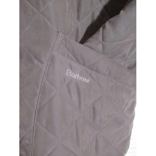 2079 - Barbour quilted green jacket, size M