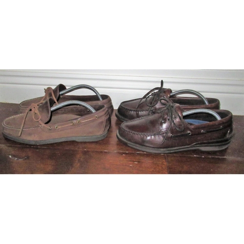 Leather deck type on sale shoes