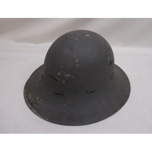 196 - WWII British AMC Mk II 1941 Zuckermann civil defence helmet