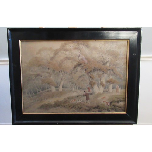 2023 - Howitt (Early C19th) Grouse, Duck and Rabbit shooting, watercolour, two signed, and with Frederick P... 