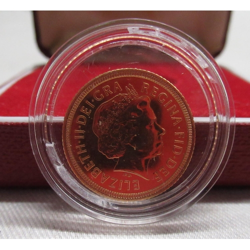 68B - Royal Mint 2000 ER.II gold proof half sovereign