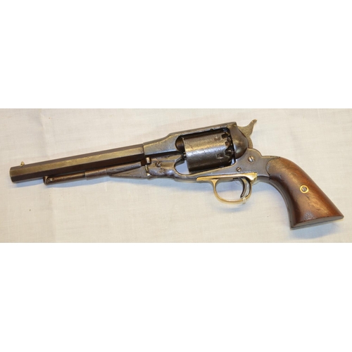 121 - Remington 1858 army type percussion cap revolver (A/F)