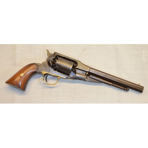 121 - Remington 1858 army type percussion cap revolver (A/F)