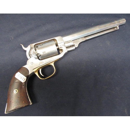 113 - E. Whitney of M. Haven percussion cap revolver with 7 1/2