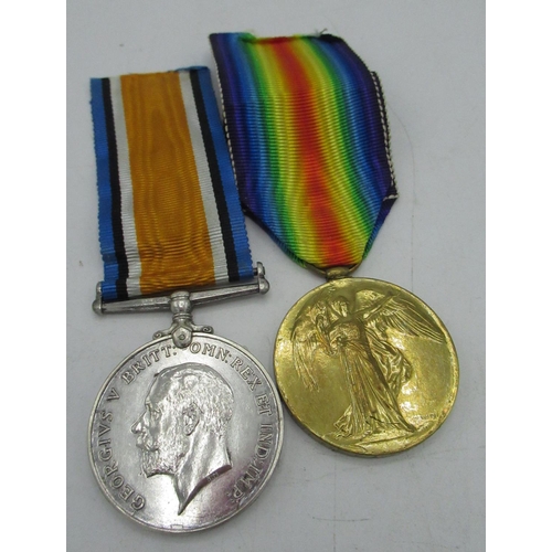 67 - WWI pair awarded to 77077 Pte. E. A. White R.A.M (2)