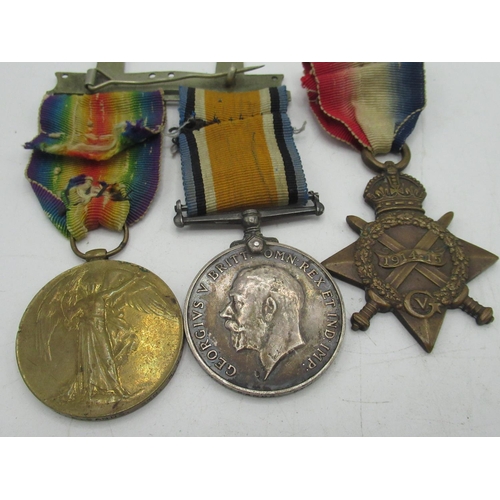 96 - WWI 1914 - 15 Star trio of medals, awarded to A. 6740  W. E. Sands Smm. R.N.R