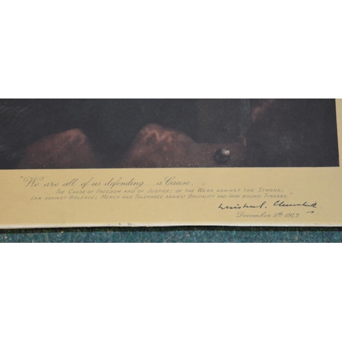 298A - Copy print of Winston Churchill titled 