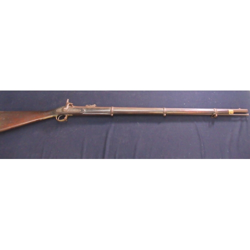 354 - Three band percussion cap Enfield tower rifle with 38