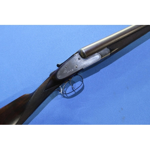 379 - Army & Navy C.S.L 12 bore side-lock ejector shotgun with 29 inch Damascus barrels marked No 2, choke... 