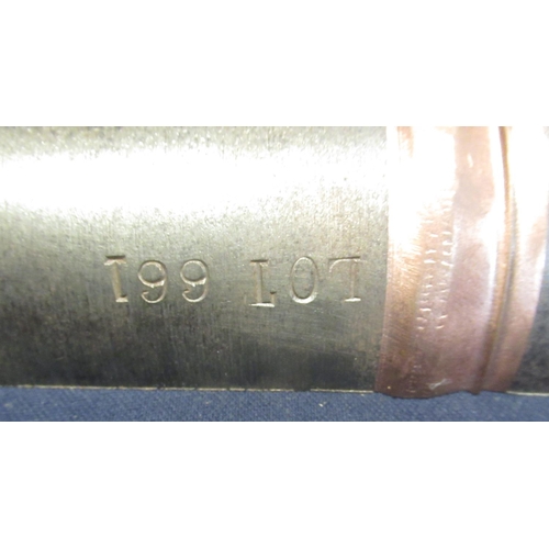 310 - WWI Magdeburg brass shell casing dated January 1916 and a cutaway example of 3