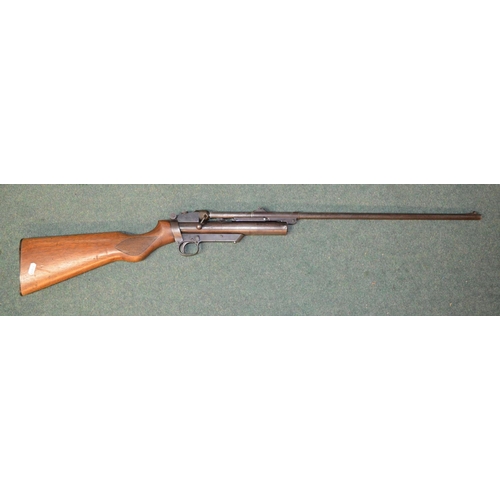 334 - Webley Mark II .22 break barrel air rifle with rear sight