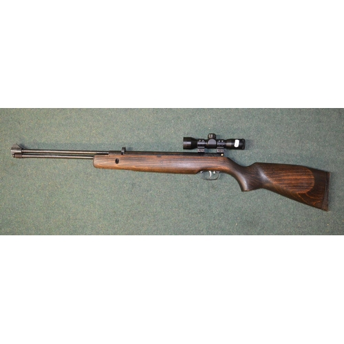 340 - Weihrauch HW57 under lever air rifle with Option Zero 4x32 telescopic sight