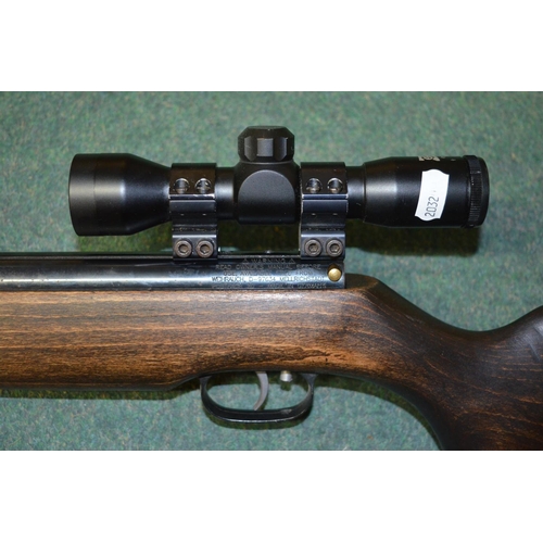 340 - Weihrauch HW57 under lever air rifle with Option Zero 4x32 telescopic sight