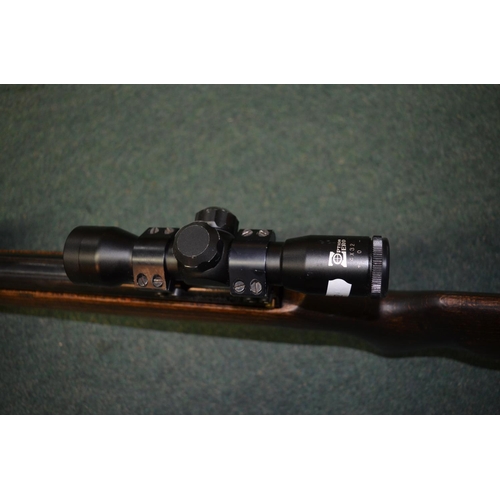 340 - Weihrauch HW57 under lever air rifle with Option Zero 4x32 telescopic sight