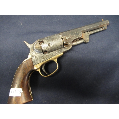 115 - Colt .32 pocket percussion cap revolver, 5