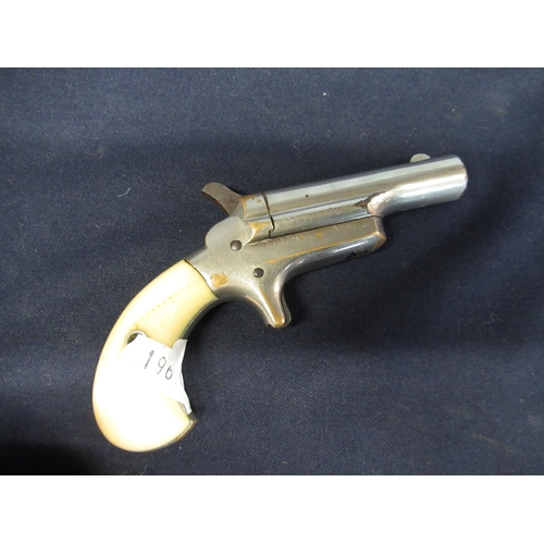 116 - Colt .41 rimfire Derringer pocket pistol with two piece grips