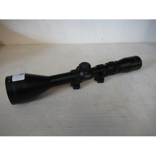 63 - 3-9x40 BSA Platinum rifle scope with 11mm roll off mounts