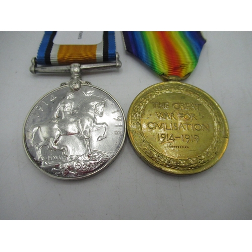 67 - WWI pair awarded to 77077 Pte. E. A. White R.A.M (2)