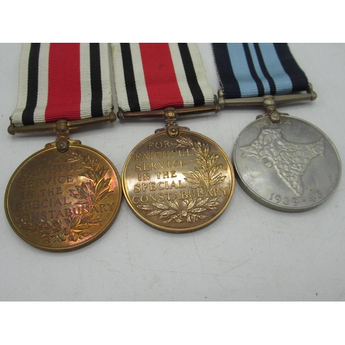 71 - Geo. V Special Constabulary Faithful Service medal awarded to Edwin B. Hodgson, Geo. VI Special Cons... 