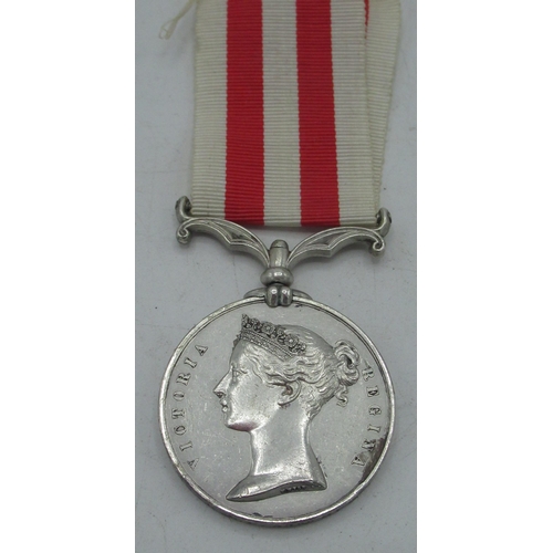 88 - Indian Mutiny medal to Wm. Lonsdale. 53rd Regt.