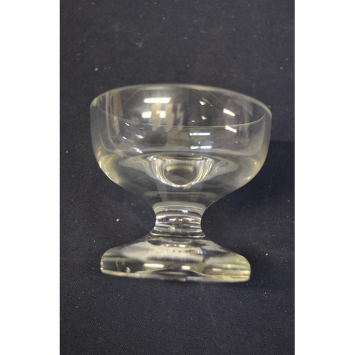 302 - Glass bonbon dish with SS insignia and lightening strike