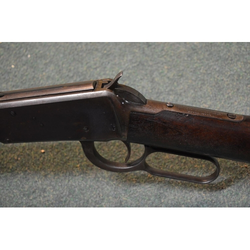 358 - Winchester model 1894 made by Winchester Repeating Arms Company patented 1894, with lever action, fr... 