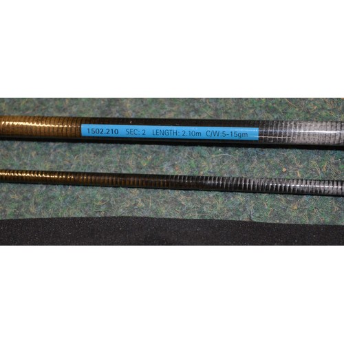 158 - One two piece GRP unbranded fly rod, L97