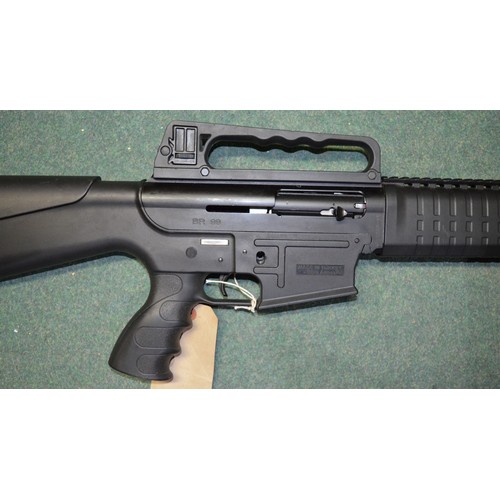 391 - Barak BR99 12 bore semi auto 3 inch magnum chambered shotgun with synthetic stock, scope rail and un... 