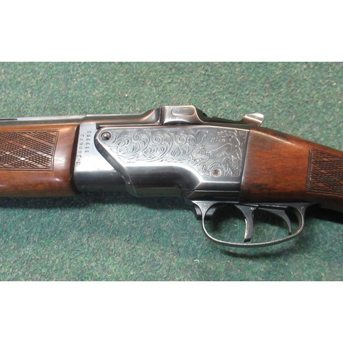 400 - Brno over and under 12B shotgun with double trigger action, barrels L26