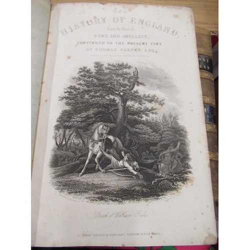 272 - The History of England from the text of Hume and Smollett; continued to the present time by Thomas G... 