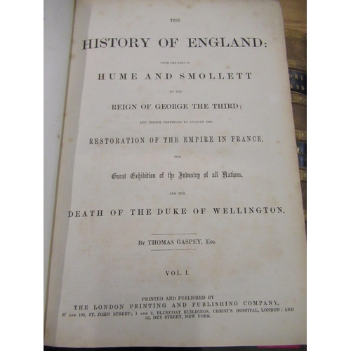 272 - The History of England from the text of Hume and Smollett; continued to the present time by Thomas G... 