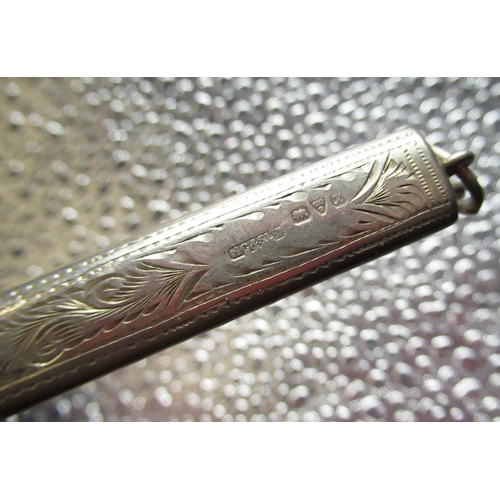 146 - hallmarked Sterling silver Eversharp propelling pencil, a hallmarked Sterling silver propelling penc... 