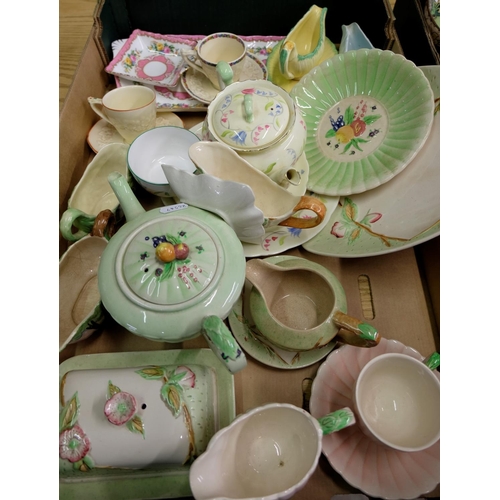 106 - Selection of Crown Ducal ware, Foley china, Brentleigh Ware