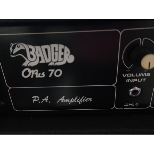 396 - Badger Opus 70 PA 4 channel amp