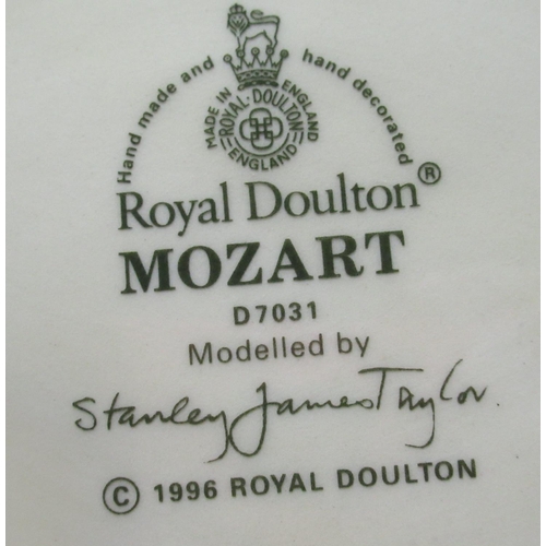 277 - Royal Doulton character jugs Mozart D7031 and Veteran Motorist D6633 (2)